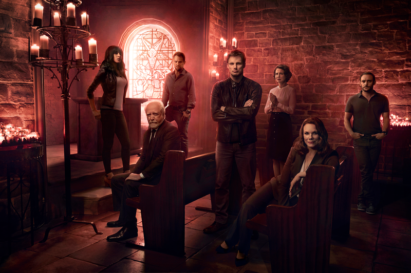 The cast of A&E’s “Damien.” Photo: Art Streiber.